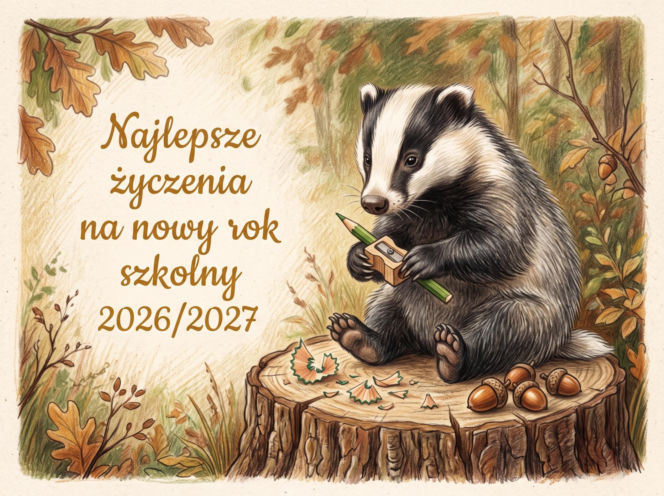 kartka na rozpoczęcie roku szkolnego