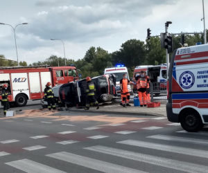 Kolizja przy moście Świętokrzyskim