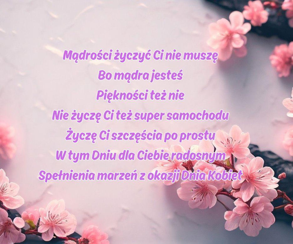dzień kobiet - kartka z życzeniami