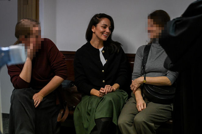 Katarzyna Wajda i Mateusz Wajda w sądzie