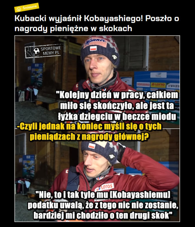 Dawid Kubackim królem Titisee-Neustad [MEMY]