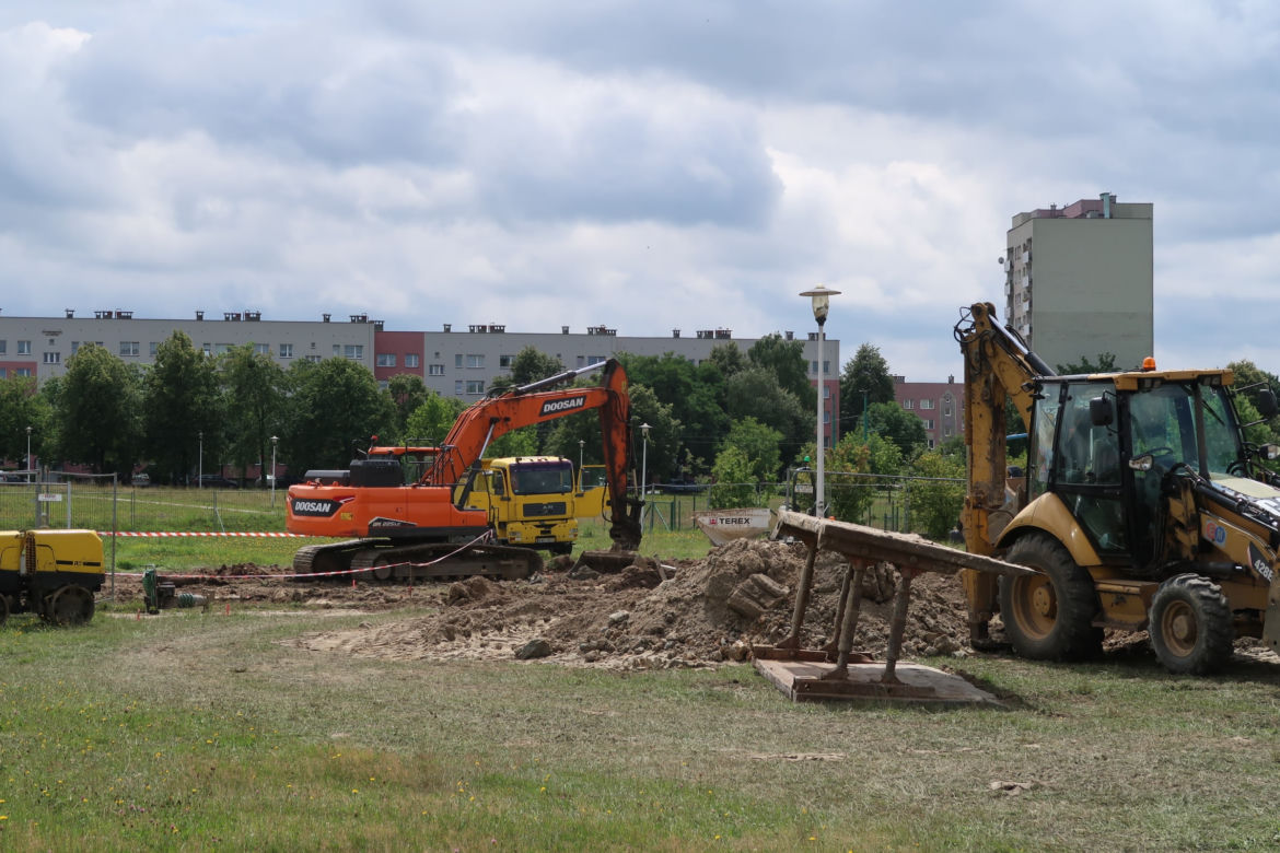 Park Jaworek w Tychach zamienił się w wielki plac budowy [ZDJĘCIA]