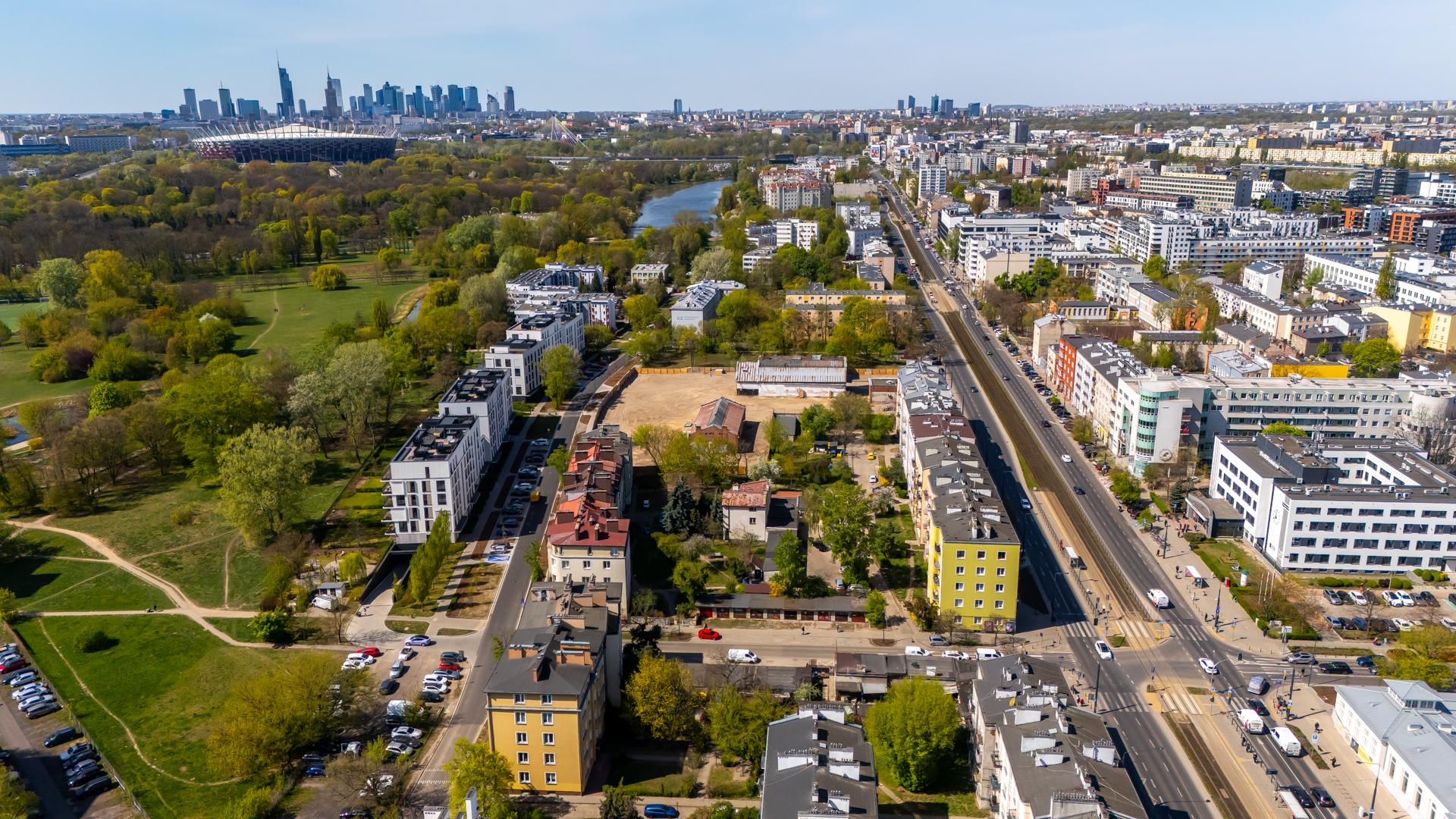 Nowe osiedla na Kamionku w Warszawie