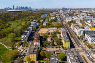 Nowe osiedla na Kamionku w Warszawie