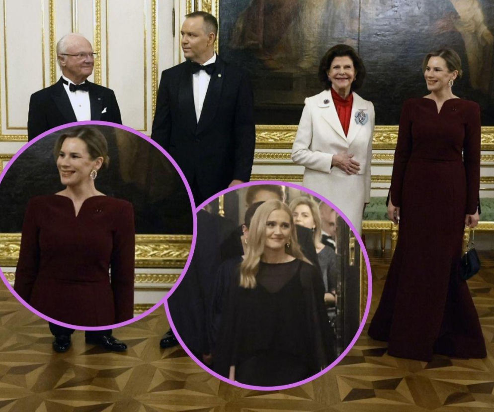 Królewska kolacja na Zamku Królewskim. Żona szefa MON i pierwsza dama zachwyciły stylizacjami