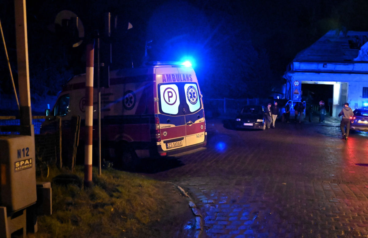 Pożar w zakładzie przetwórstwa opon w Szczecinie 