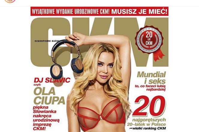Ola Ciupa na okładce CKM