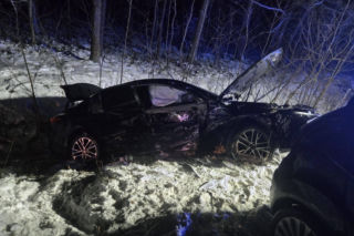 Groźny wypadek w Czarnowcu. Pięć osób rannych, w tym kobieta w ciąży i 7-letni chłopiec