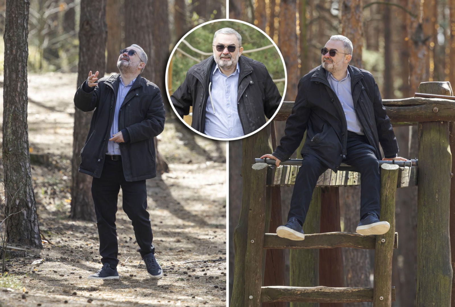 Karl Karski is bursting with energy! He was caught on a walk [WE HAVE PHOTOS].