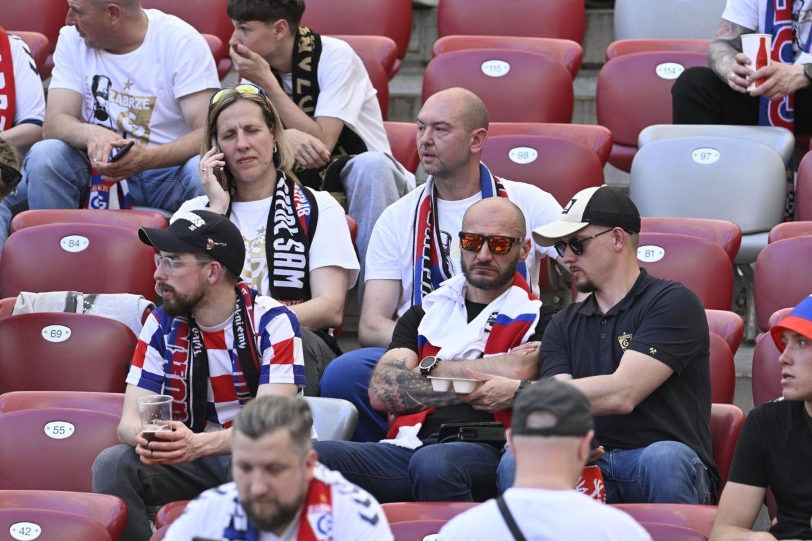 Kibice na finale Pucharu Polski: Górnik - Raków