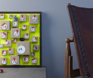 DIY Kalendarz adwentowy  z ramy do zdjęć