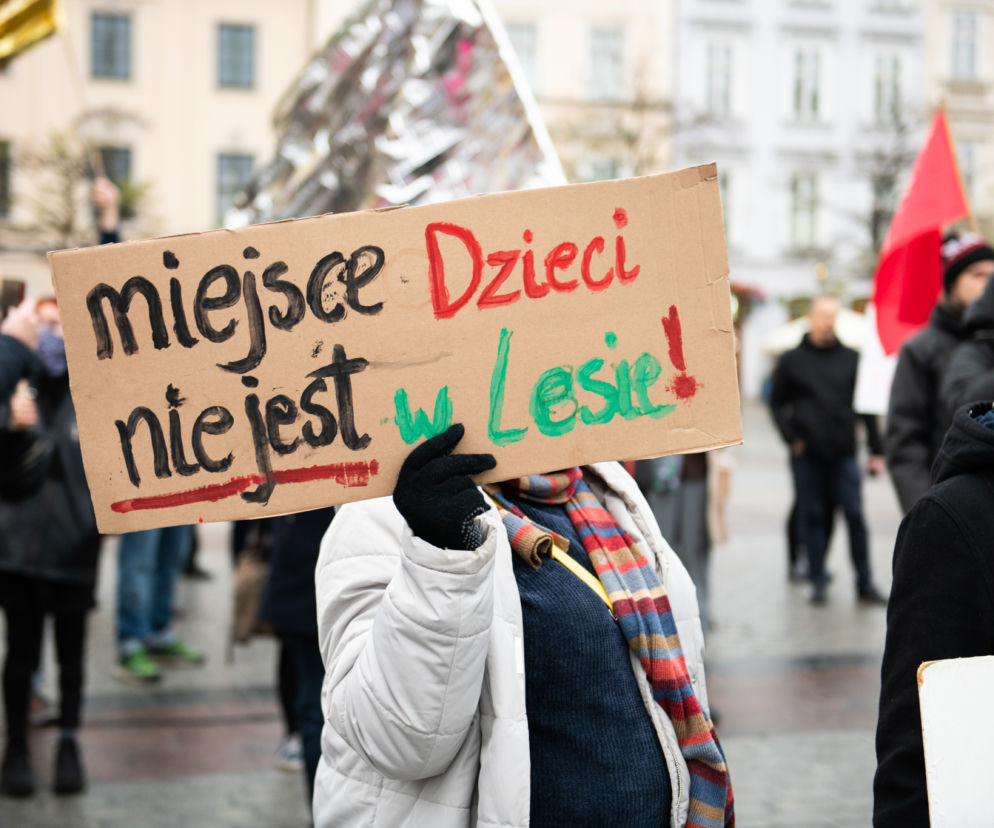 Sobotnie manifestacja na Rynku Głównym