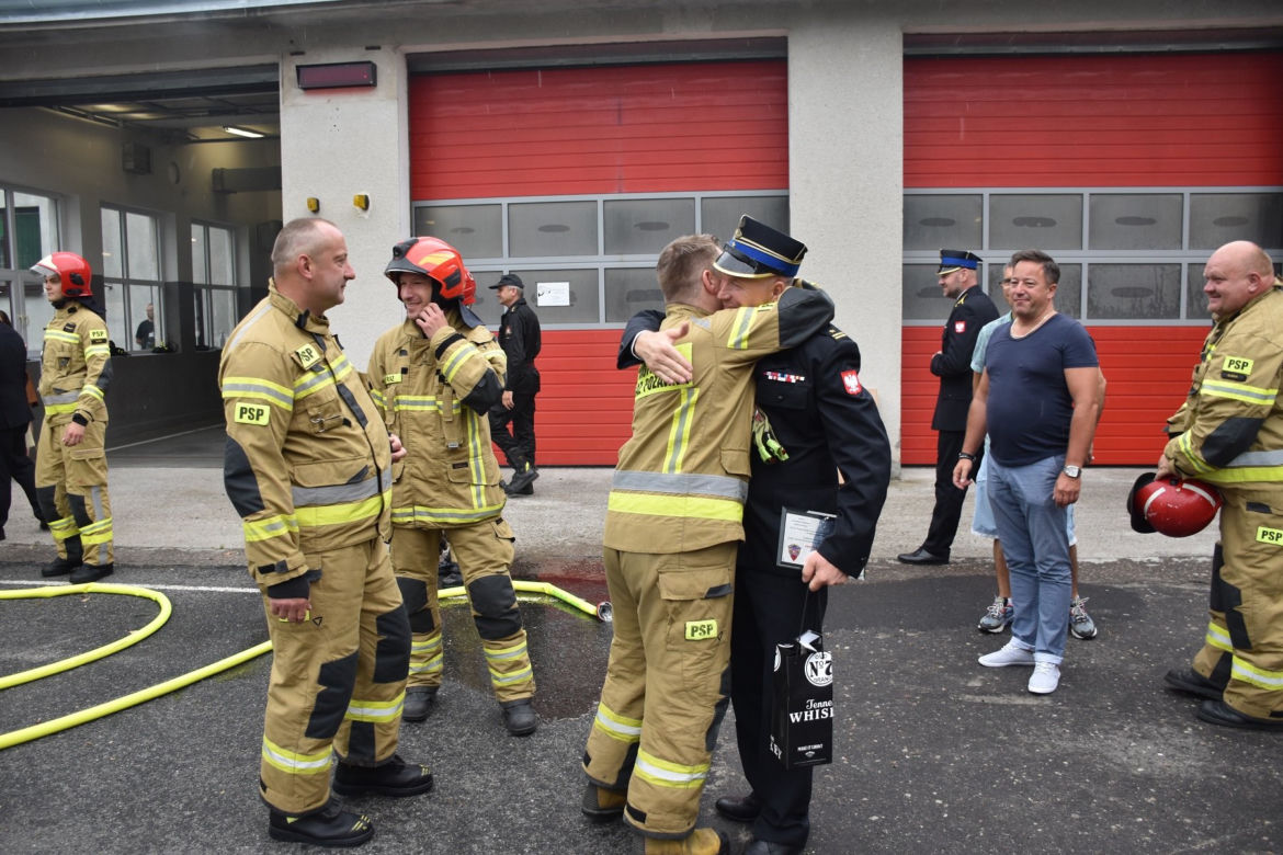Pożegnanie Mariusza Osmańskiego po latach służby