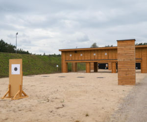 Prezydent Karol Nawrocki na otwarciu strzelnicy sportowej w Bogutach-Piankach