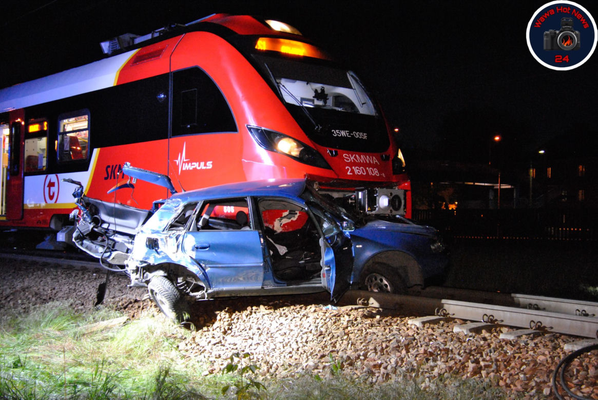 Wypadek na przejeździe Olszynka Grochowska