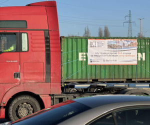 Protest przewoźników na obwodnicy Trójmiasta