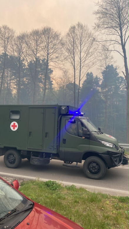 Pożar w woj. lubelskim