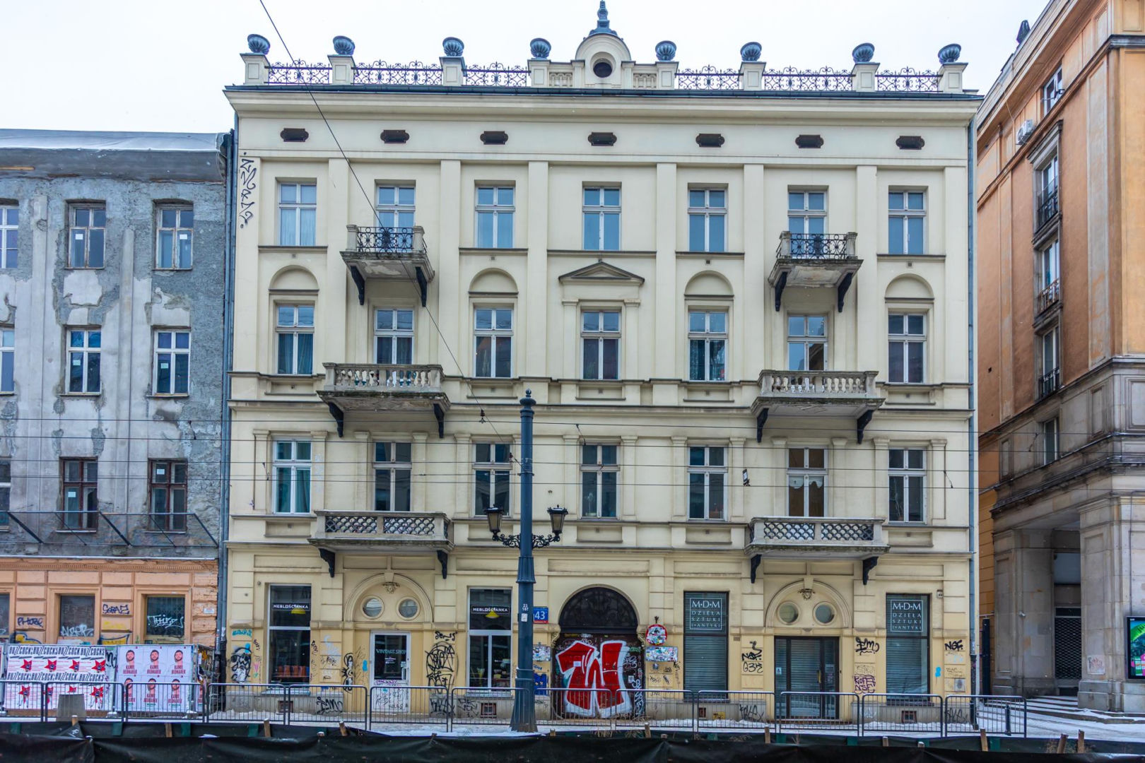 Graffiti w centrum Warszawy w 2026 r.