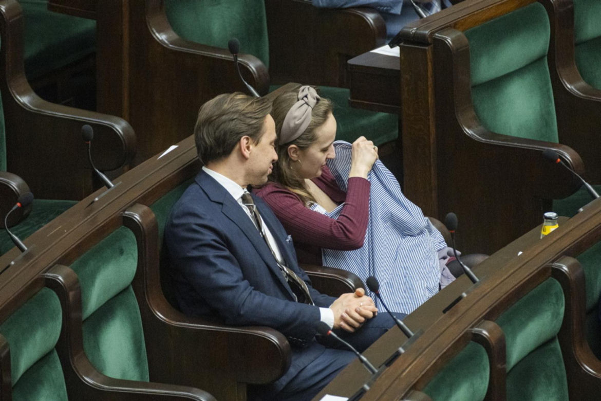 Krzysztof Bosak z żoną Kariną