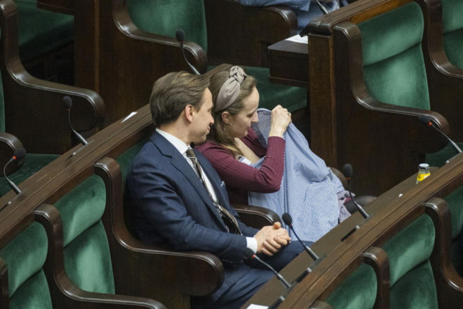 Krzysztof Bosak z żoną Kariną