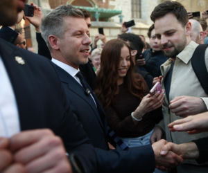 Peter Magyar w Krakowie