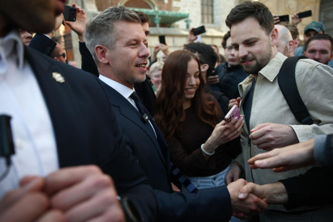 Peter Magyar w Krakowie