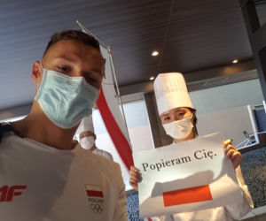 Stołówka w wiosce Olimpijskiej w Tokio