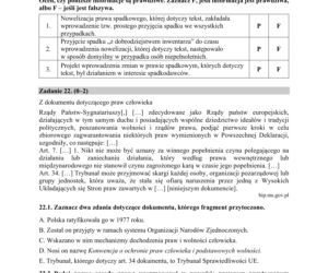 Matura: WOS. Zadania z 2018 ROKU,  akusze CKE