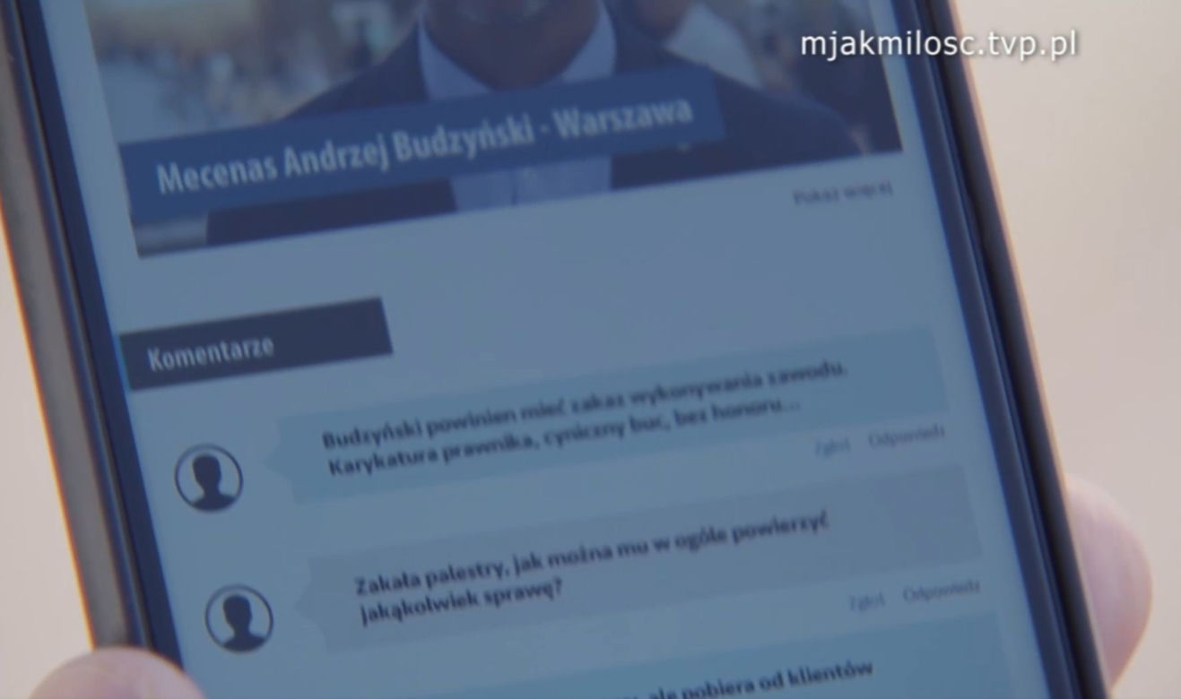M jak miłość. Hejt na Budzyńskiego (Krystian Wieczorek)