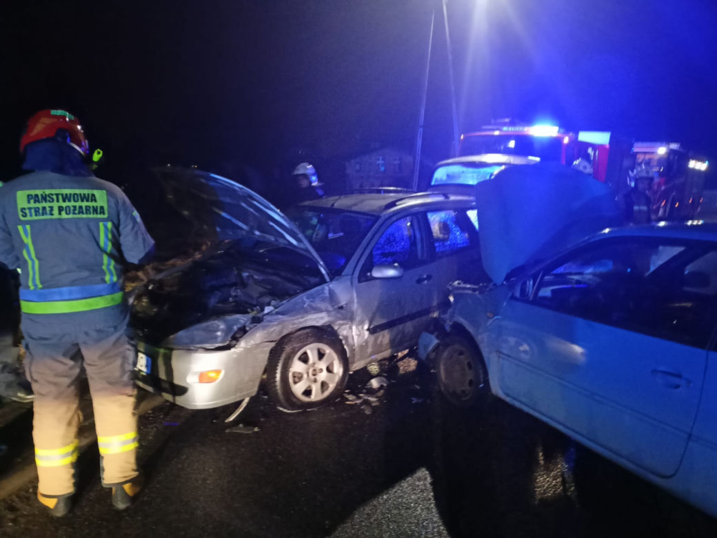 Wypadek w Łaziskach Górnych