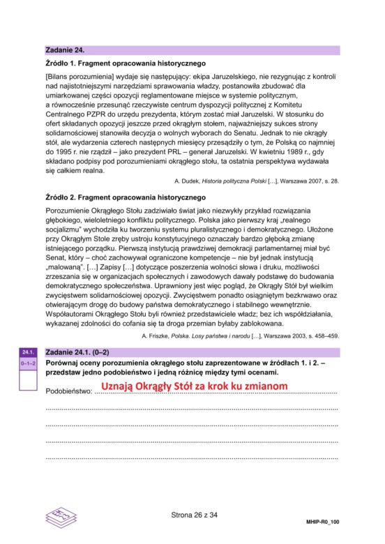 Matura historia 2025: Odpowiedzi i arkusze CKE [19.05.2025] nowa formuła 2023	