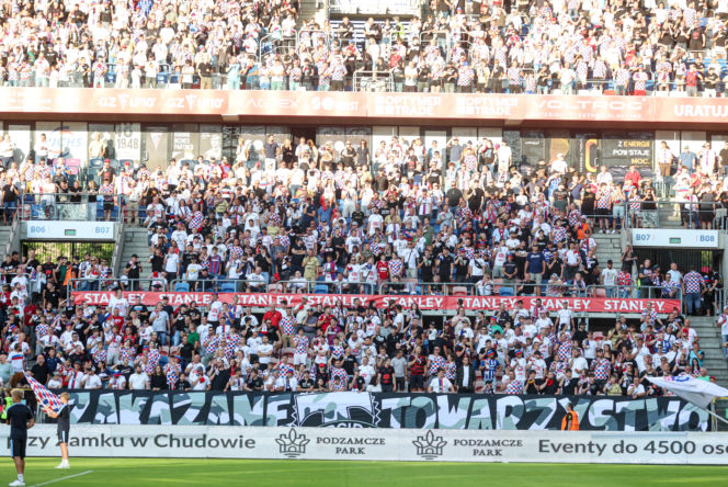 Górnik Zabrze - Ferencvaros: Zdjęcia kibiców z meczu 3. rundy eliminacji Ligi Europy