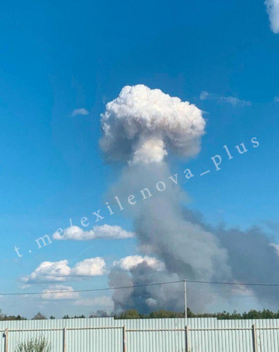 Wybuch składu amunicji w Rosji.