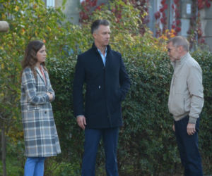 Pierwsza miłość. Artur (Łukasz Płoszajski), Kinga (Aleksandra Zienkiewicz), Wiktor (Jacek Mikołajczak)