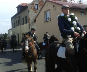 Procesja konna w Gliwicach-Ostropie