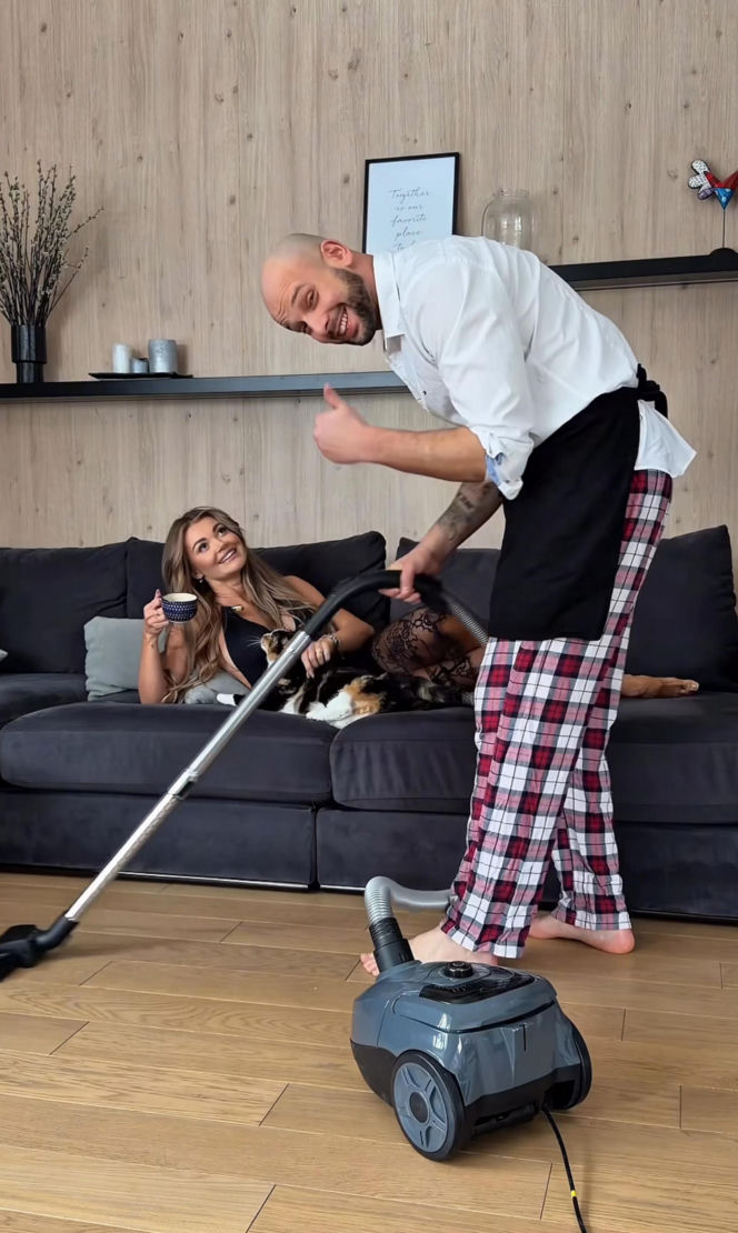 Edyta Folwarska i Maciej Pela w restauracji