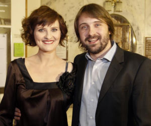 Izabela Kuna z mężem