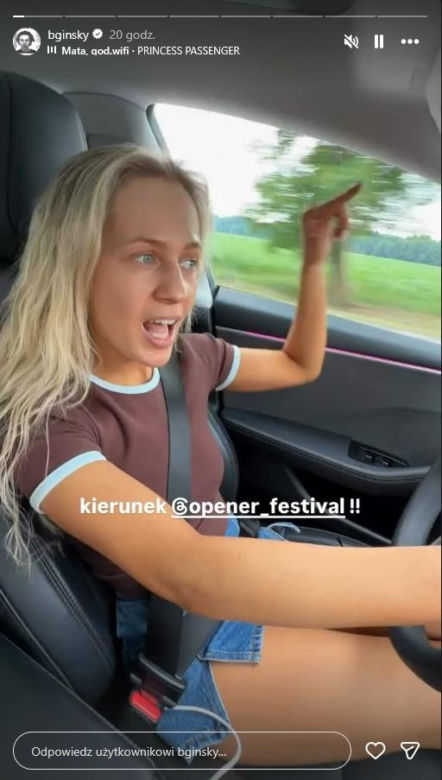 Magdalena Tarnowska i Bagi na Open'erze