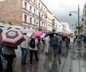 Lex TVN - Protest w Łodzi