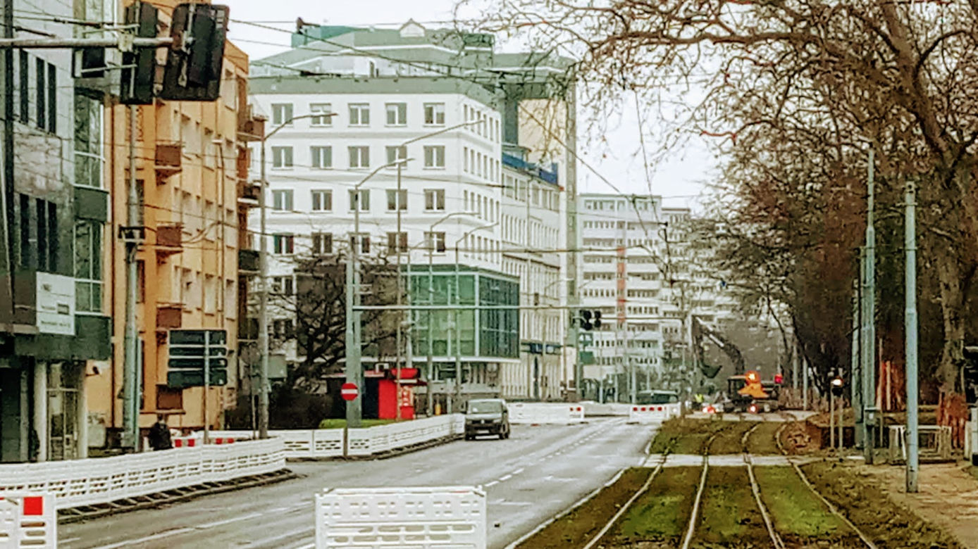 Ruszyła przebudowa torowiska na ul. Matejki