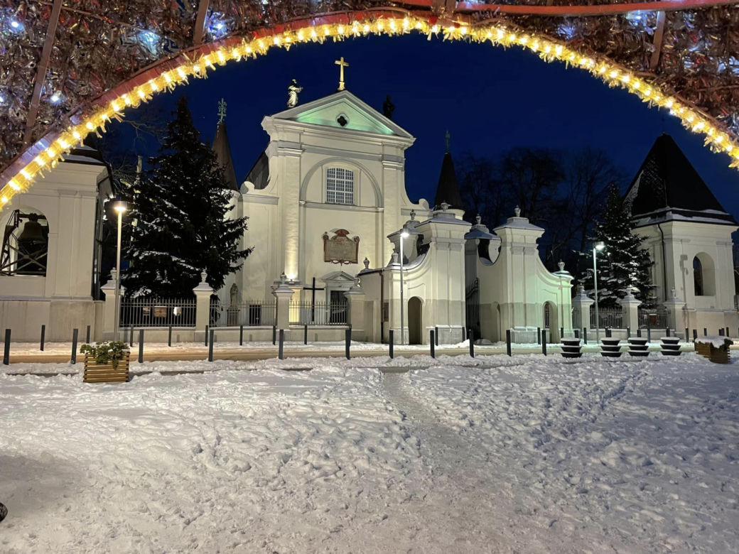 Świąteczne iluminacje w Węgrowie