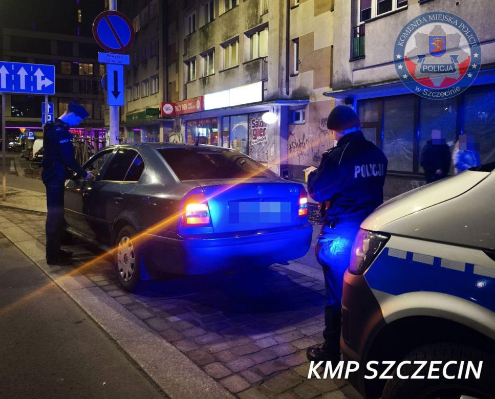 Szczecińscy policjanci dbali o bezpieczeństwo w noc sylwestrową
