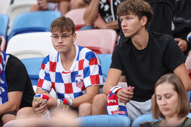 Górnik Zabrze - AS Monaco: Zdjęcia kibiców i zawodników z meczu eliminacji Ligi Konferencji