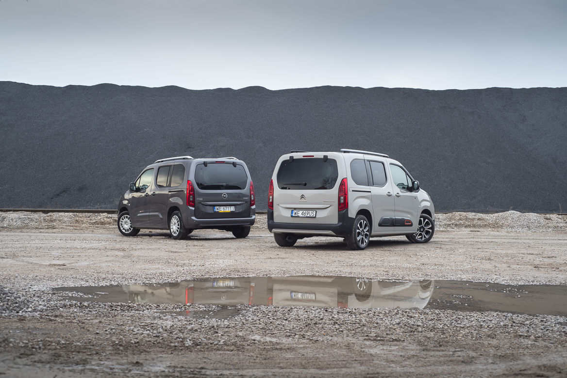 Citroen Berlingo Shine 1.5 BlueHDI 130 KM 6MT vs. Opel Combo Life Elite 1.5D 130 KM 6MT
