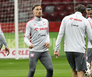 Trening reprezentacji Polski w Warszawie przed meczem z Albaną