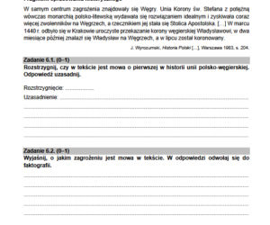 Matura 2021 historia rozszerzona  - arkusz PDF