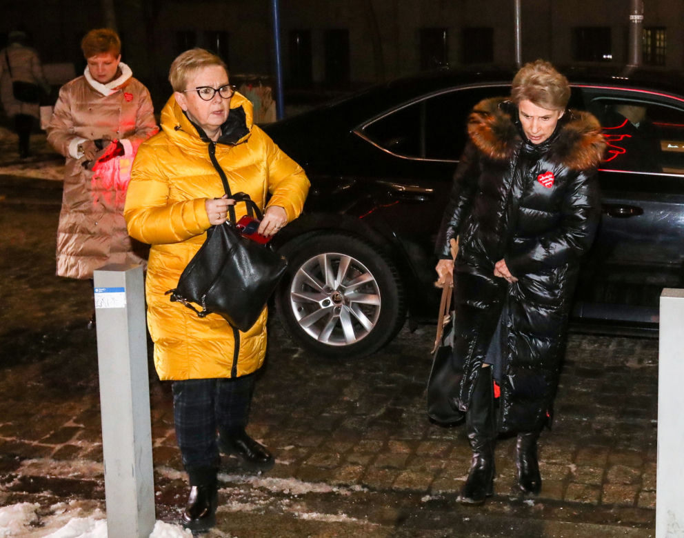 Politycy opozycji na spotkaniu w klubie przy ul.Mysiej