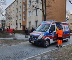 Dramatyczny pożar w bloku na Pradze