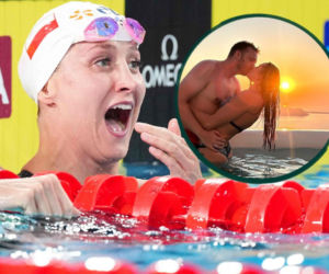 Katarzyna Wasick z mężem