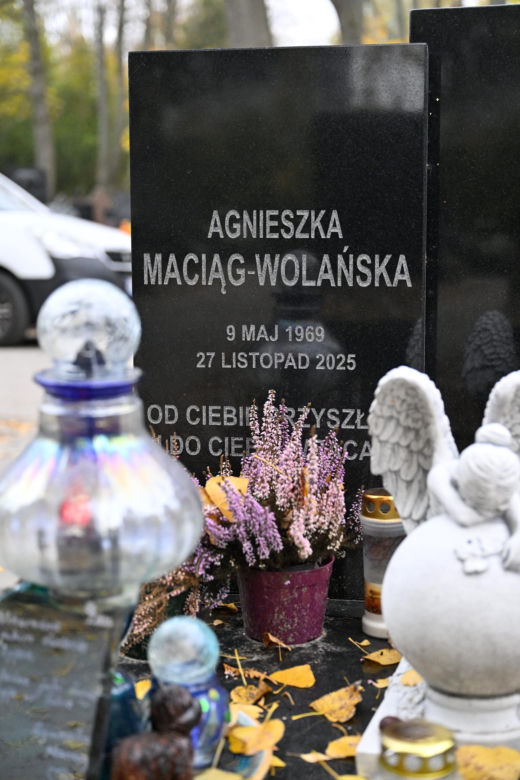 Tak wygląda grób Agnieszki Maciąg